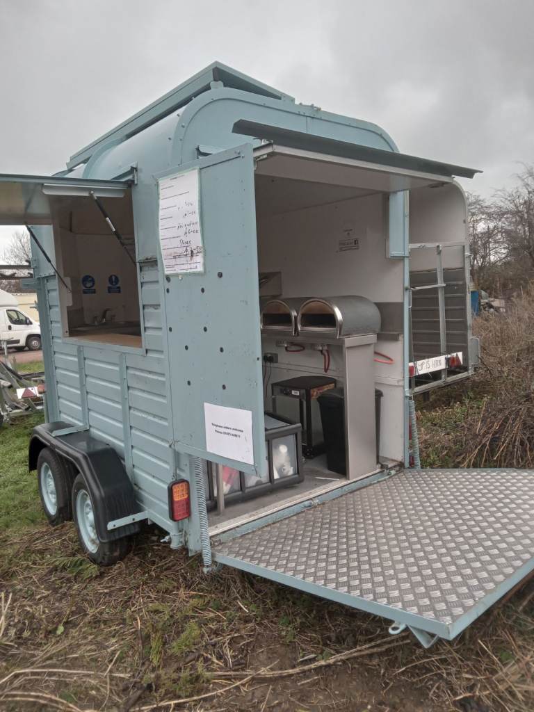 Converted catering trailers horseboxes containers burger van mobile kitchens