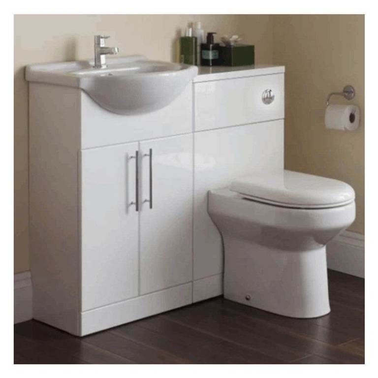 1050mm Complete Bathroom Vanity (Brand New) Gloss white *** Only £299 - cheapest price ever.