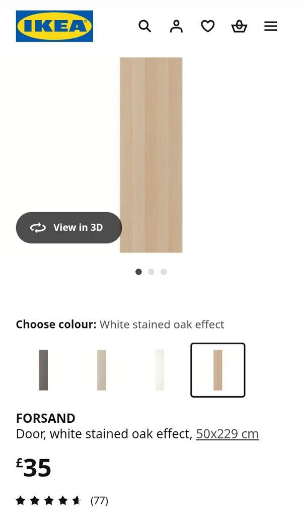 Ikea Pax Wardrobe Door