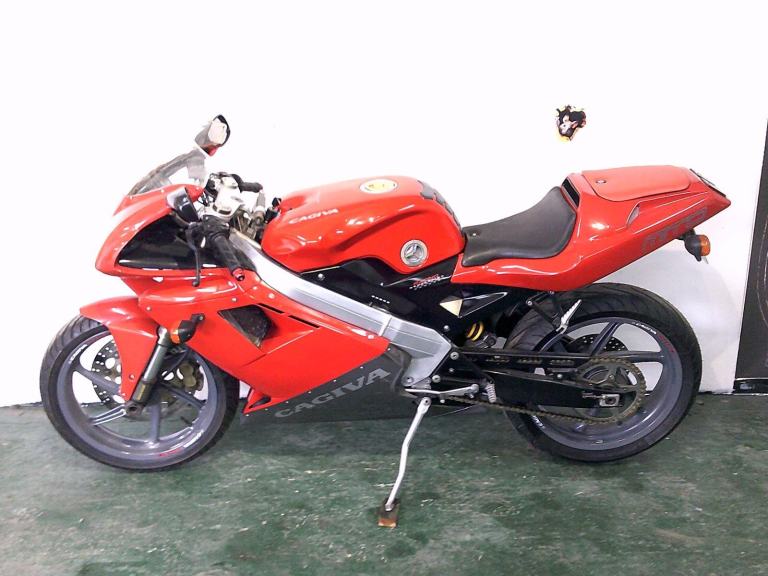 2001 Y-reg Cagiva Mito 125 2 stroke finished in red and grey