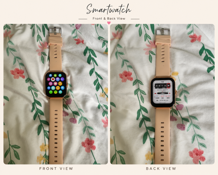 Smartwatch with Pink Strap – Good Condition