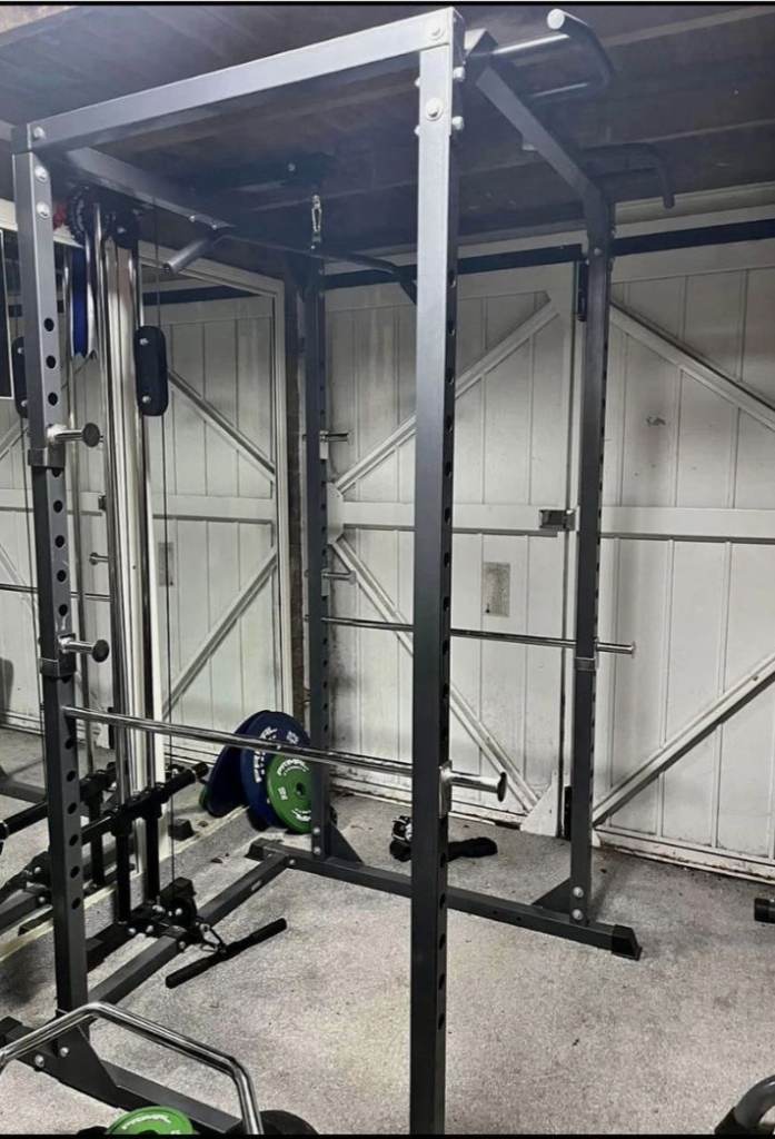 BODYMAX CF375 POWER / SQUAT RACK FOR OLYMPIC BARBELLS WEIGHTS PLATES