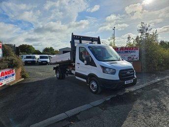 2021 ON 21 PLATE FORD TRANSIT 350 LEADER TDCI 130BHP RWD TIPPER PICKUP ULEZ