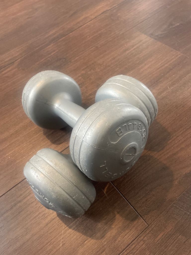 image for 2x 2kg dumbbells -£5 total!