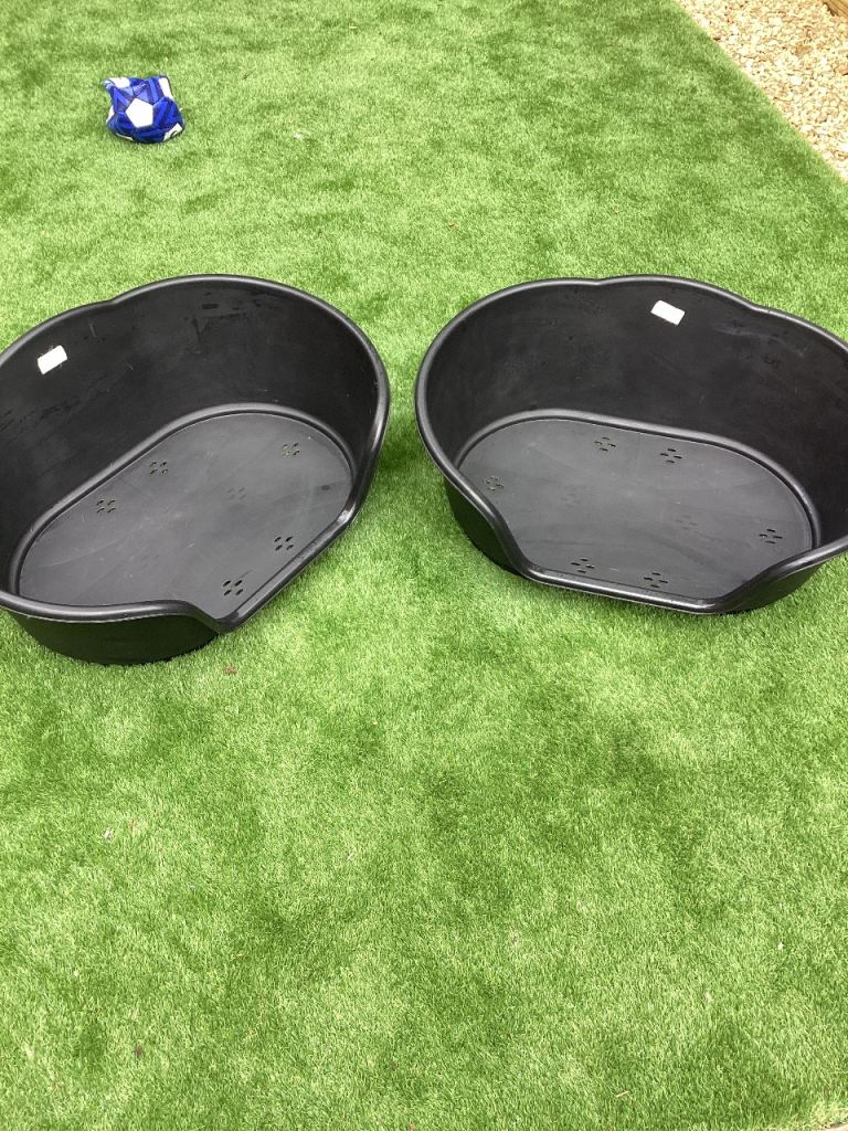 Plastic dog beds 