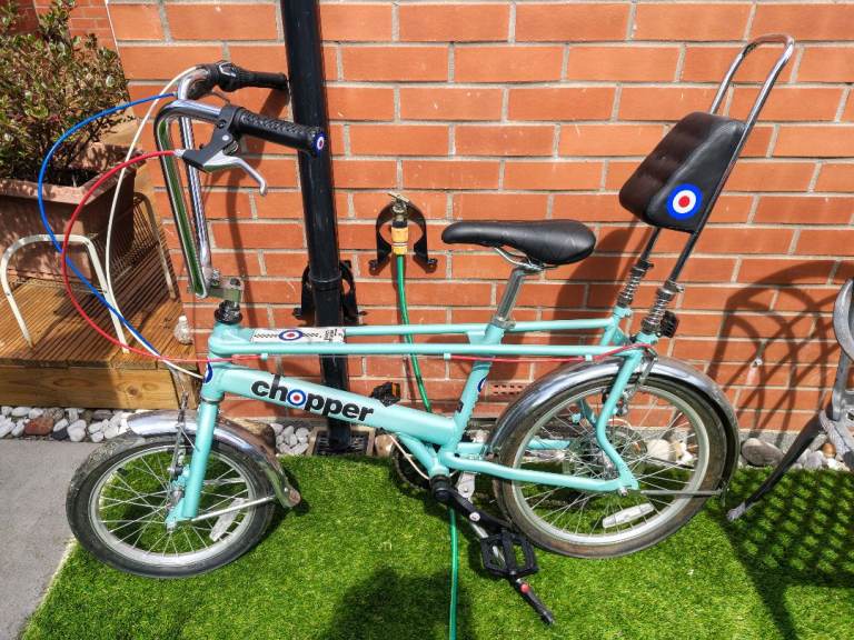 Raleigh Chopper Bike - Light Blue, Great Condition