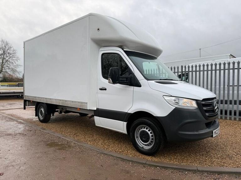 2022 Mercedes-Benz Sprinter 314 2.1 CDI Progressive L3 LWB LUTON VAN TAIL LIFT - WHITE Luton Dies...
