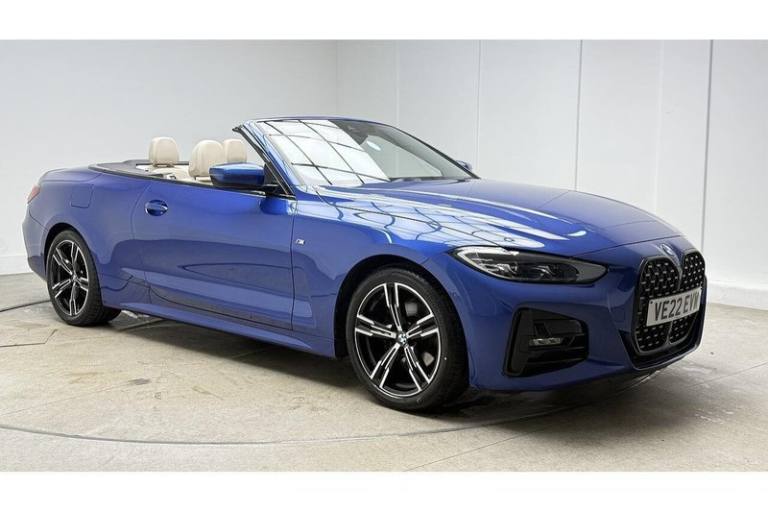 2022 BMW 4 Series 2.0 420i M Sport Convertible 2dr Petrol Auto Euro 6 (s/s) (184 ps) Convertible ...