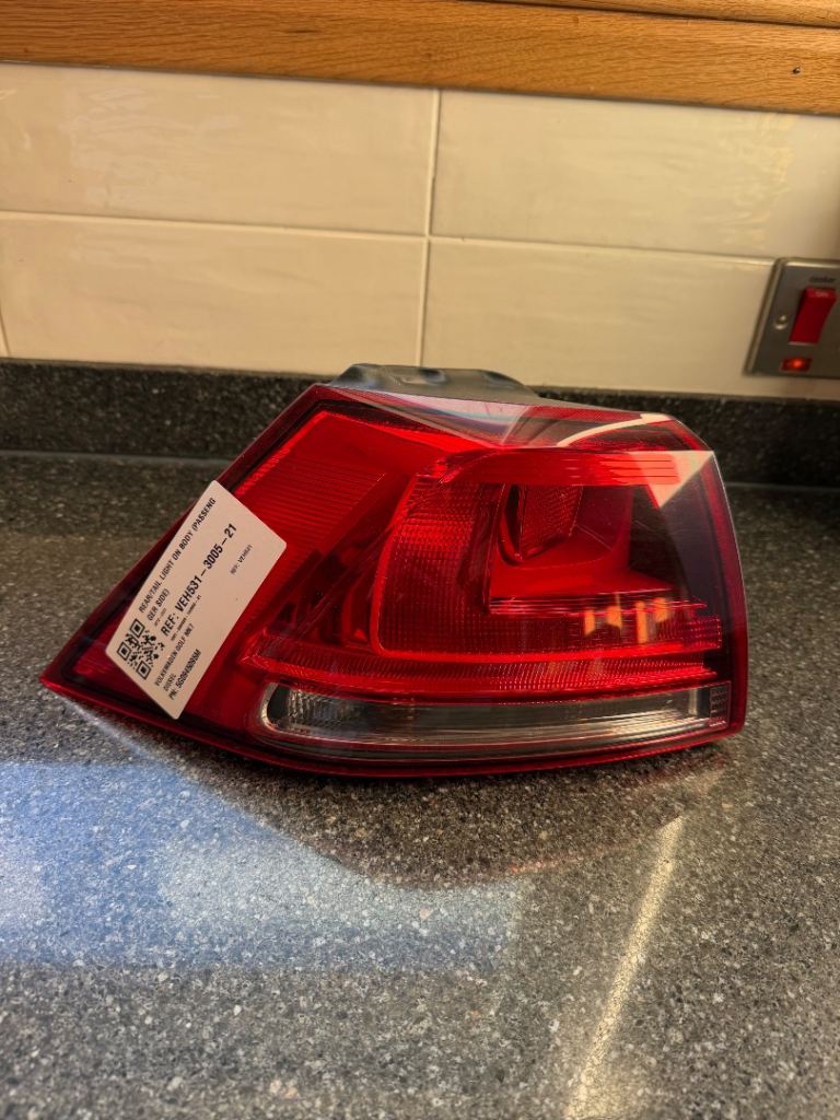 VW Golf Rear Outer Tail Light - Passenger Side (Left) MK7 - Used