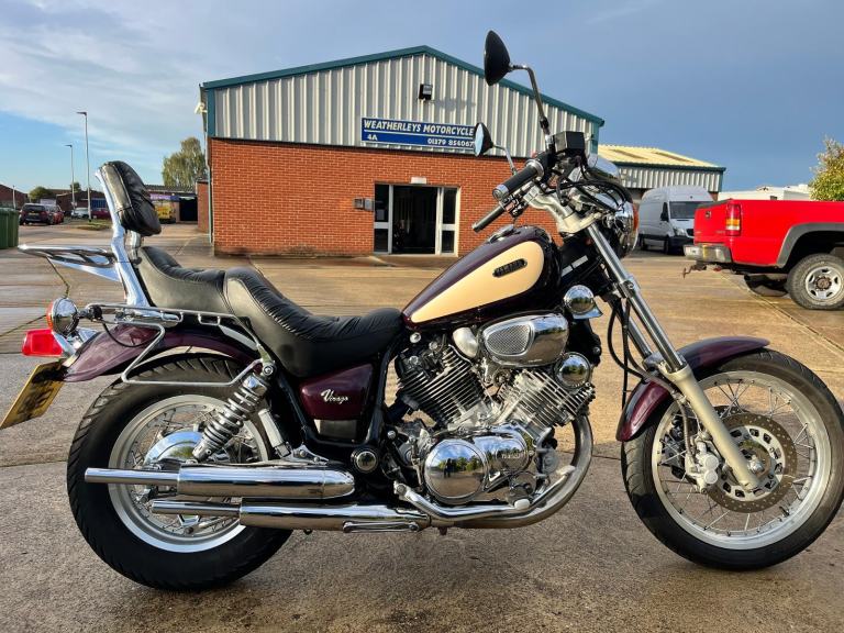 Yamaha 750 VIRAGO IN QWIGHT REMARKABLE CONDITION FOR YEAR LOW MILES AND LONG MOT