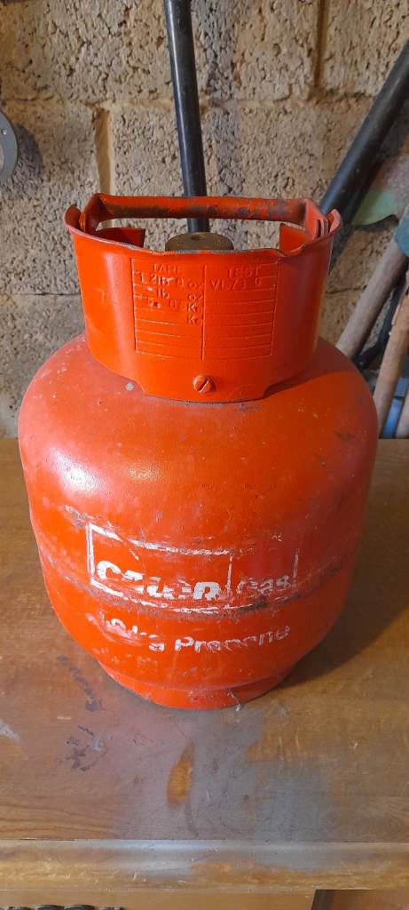 25% Full Calor Gas 4.5kg Propane Cylinder Bottle