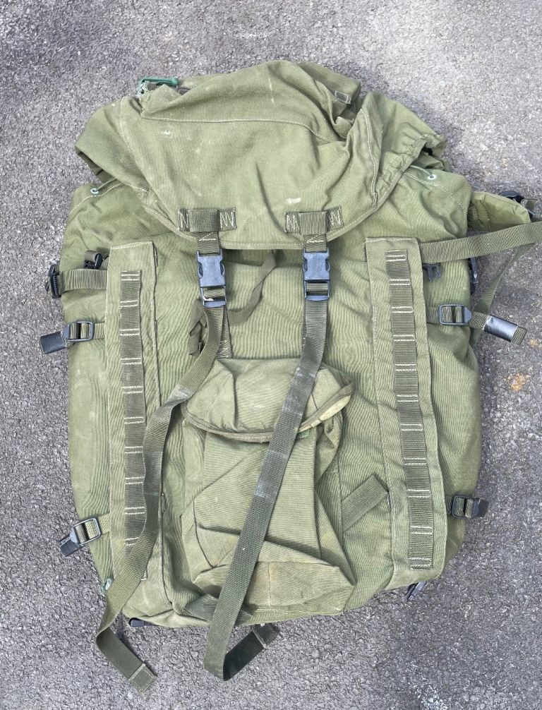 British Army Early PLCE Green Rucksack / Bergen