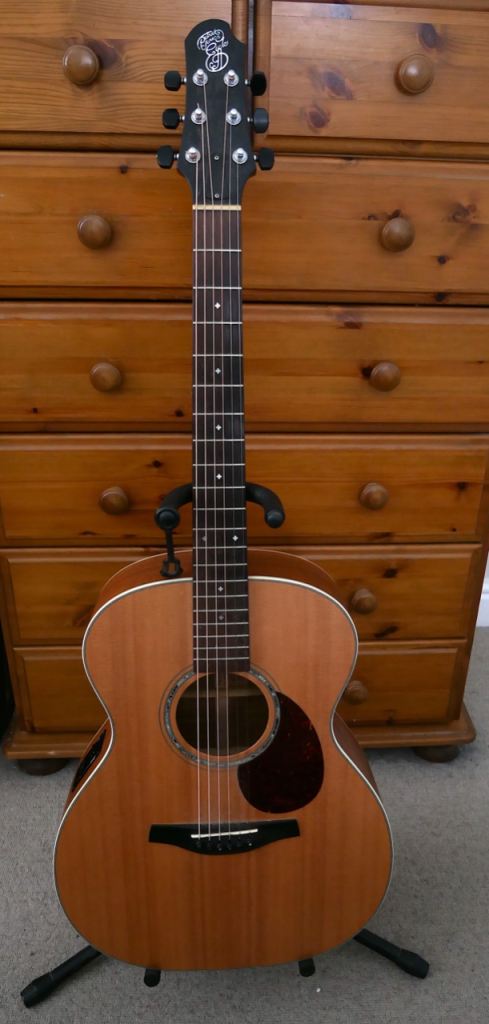 Patrick James Eggle Linville Custom Acoustic/Electric Guitar As New Condition
