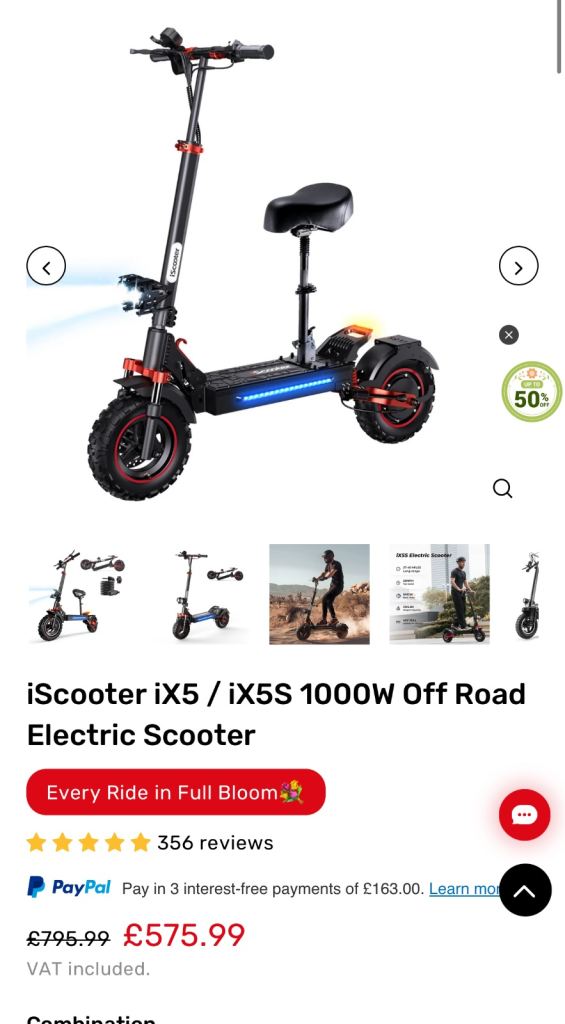 Iscooter ix5s 