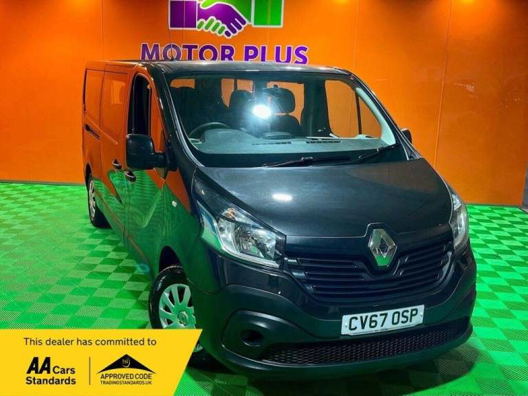 2017 67 RENAULT TRAFIC 1.6 DCI ENERGY 29 BUSINESS MINIBUS DOUBLE CAB 5DR DIESEL