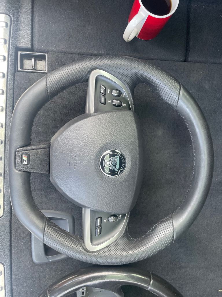 Jaguar xf custom steering  wheel 