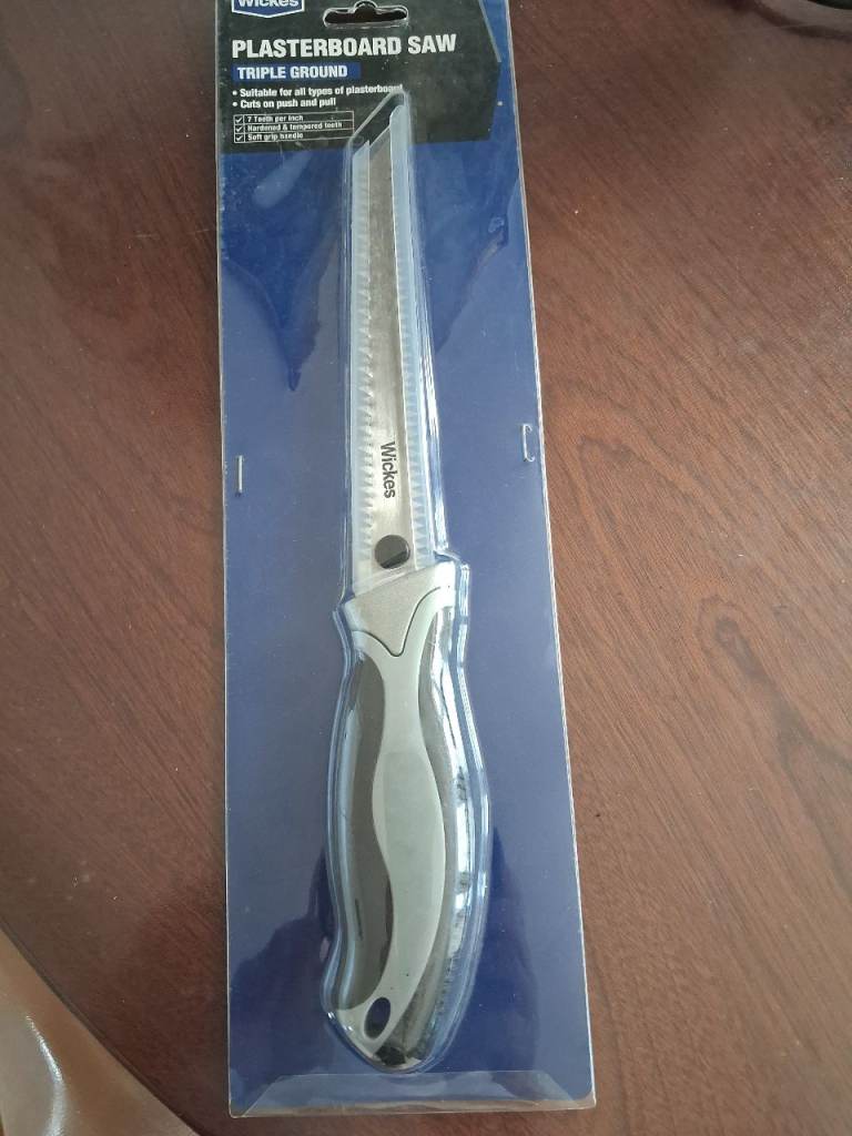 Wickes Plasterboard Saw - Brand New, Triple Ground