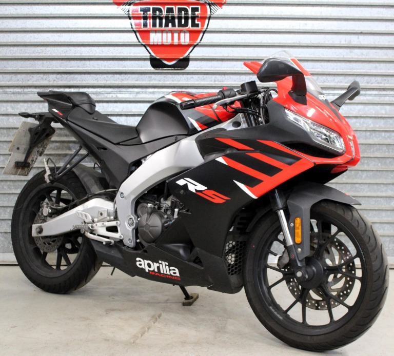2024 74 APRILIA RS RS4 125 ABS LEARNER LEGAL TRADE SALE RED NEW MOT 8459 MILES