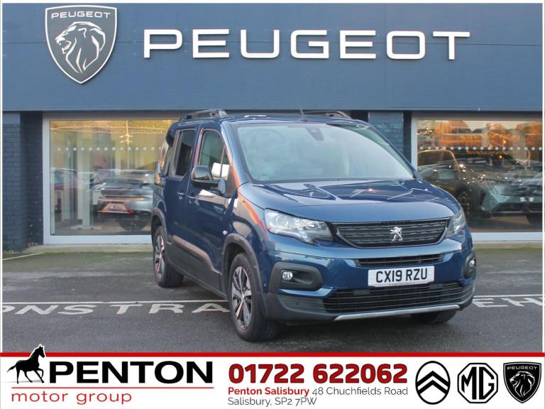 2019 Peugeot Rifter 1.5 BlueHDi GT Line Standard MPV EAT Euro 6 (s/s) 5dr MPV Diesel Automatic