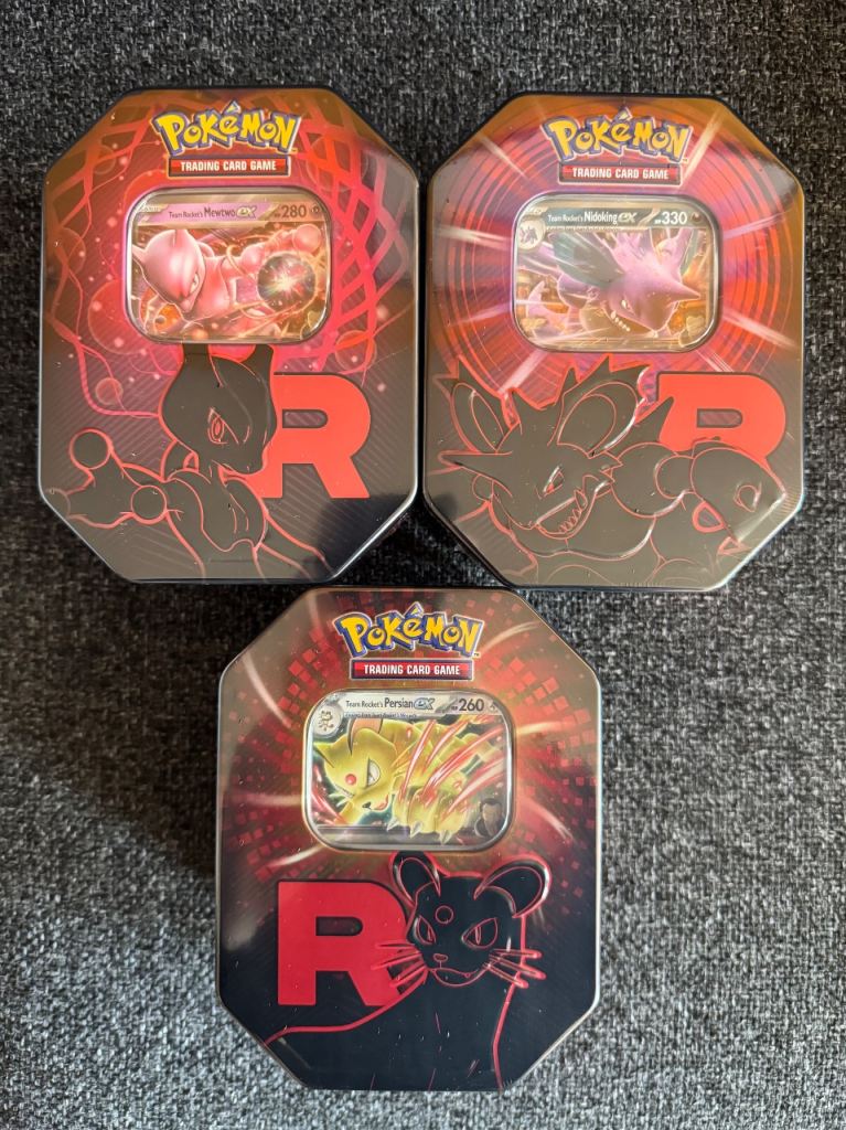 Destined Rivals Pokemon Card Tins Art Set