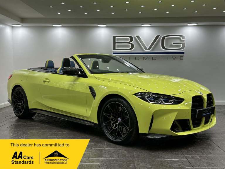 2022 BMW M4 M4 xDrive Competition M 2dr Step Auto CONVERTIBLE PETROL Automatic