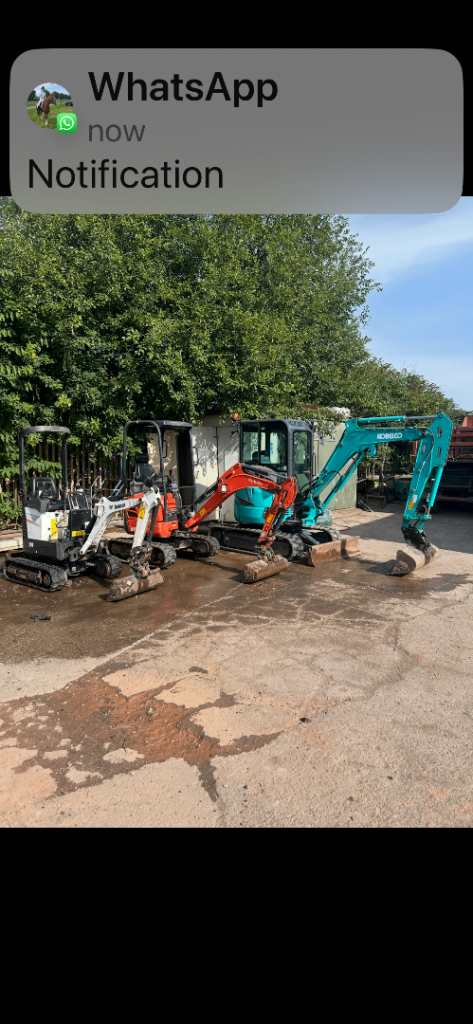 Digger hire 
