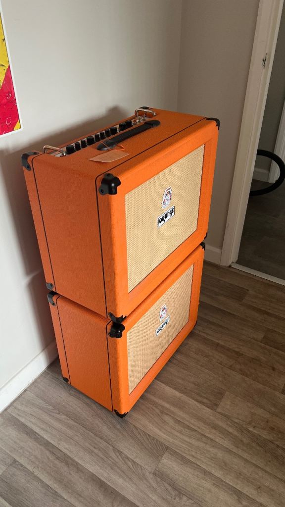 Orange CR60 amp + PPC112 Cab +foot switch 