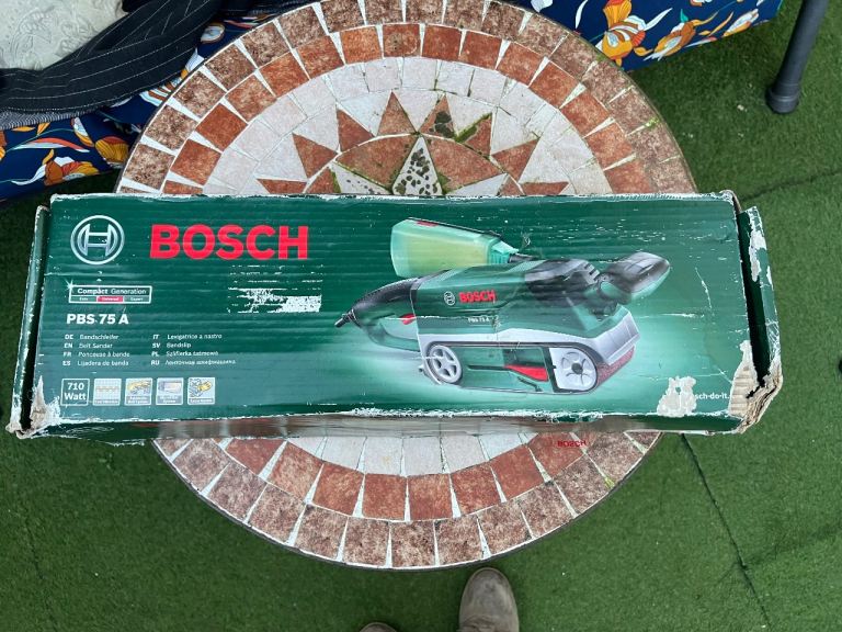 BOSCH PBS 75 A 3" ELECTRIC BELT SANDER 230V