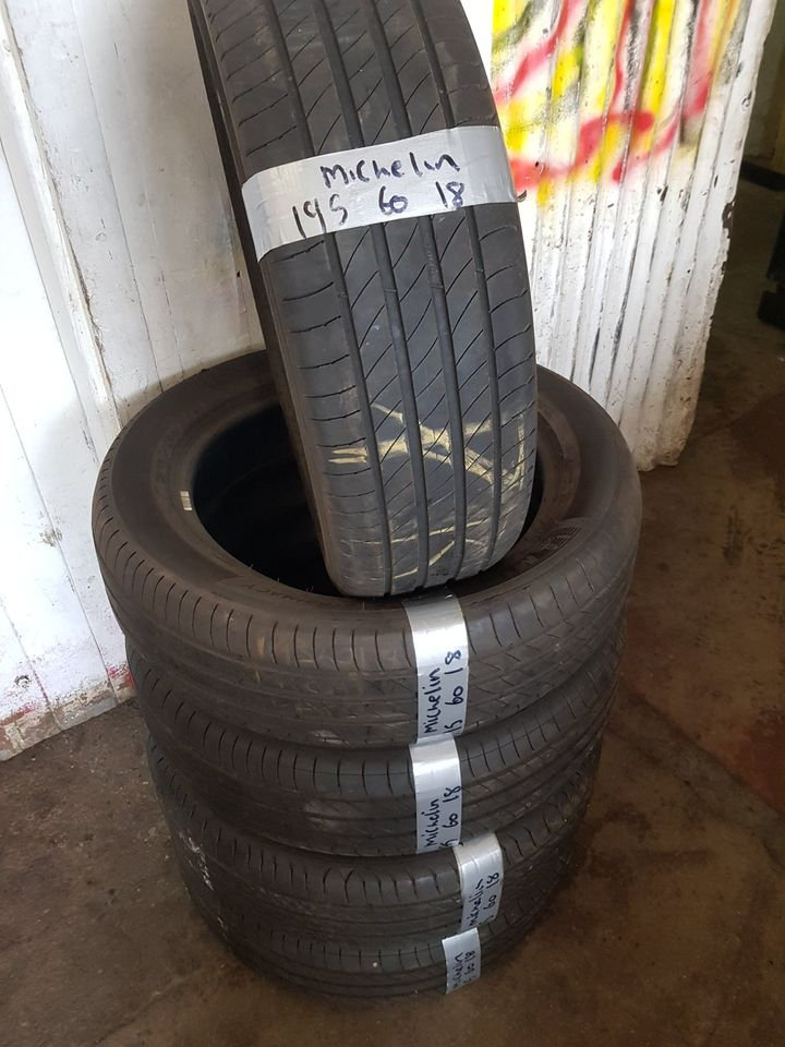 Matching full set Michelin 195 60 18 Tyres ONLY £40 each fitted and balanced open 7 days a week
