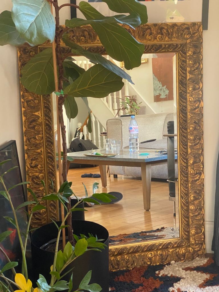 Vintage gilded mirror
