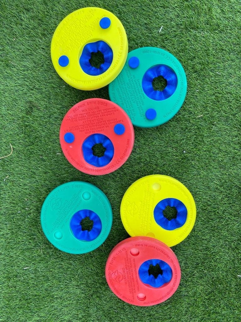 Swimming arm bands discs £8
