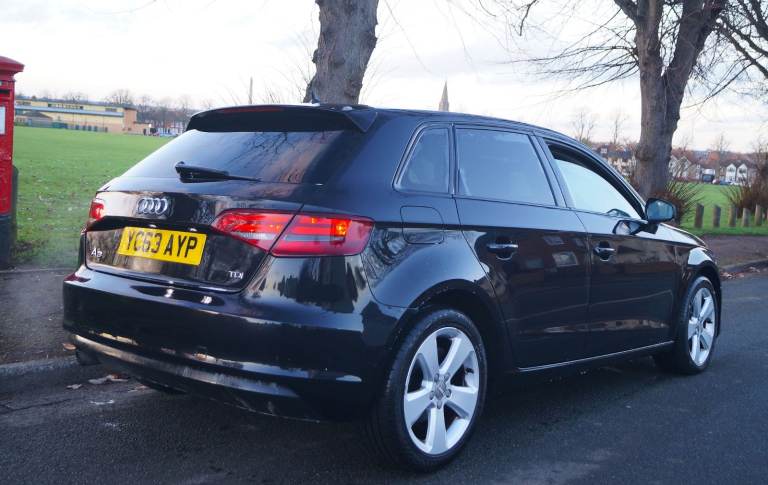 2013 Audi A3 1.6TDI 5dr.(📢TAX £20❗) 6-Speed 12-MOT SatNav 17" Black