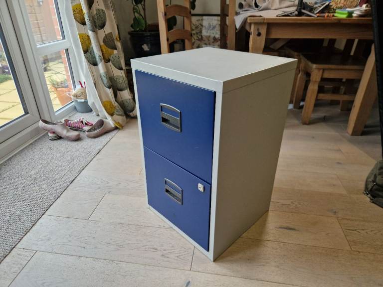 Two Drawer Metal Filing Cabinet