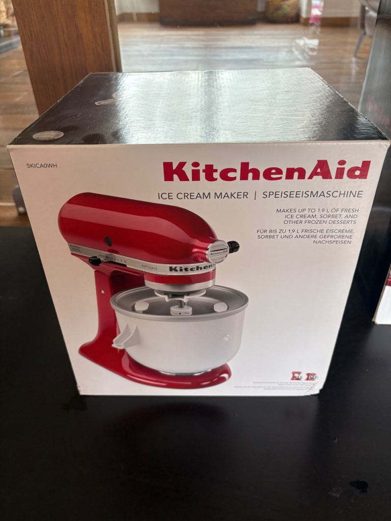 Kitchen aid ice cream maker 