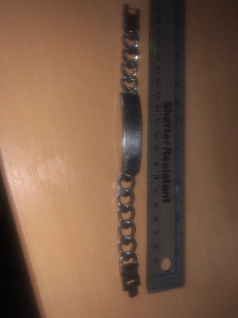 ID bracelet stainless steel 