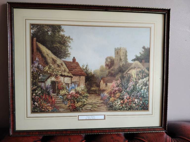 Vintage framed art prints 