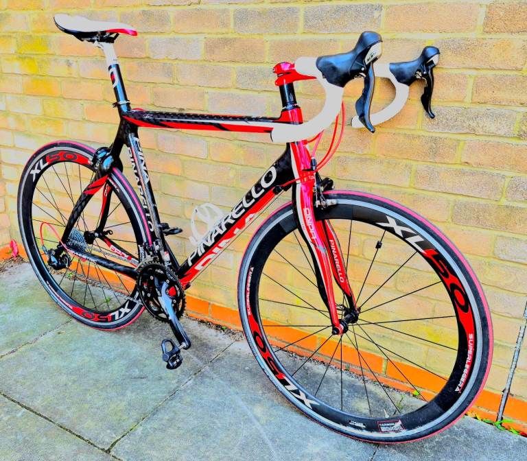 PINNARELLO FP DUE MONOCOQUE SHIMANO 105 GROUPSET CARBON RIMS FULLCARBON ROAD BIKE 58CM23"INCH 