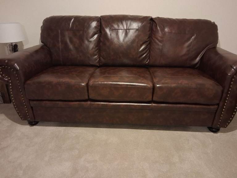 Leather 3+2 sofa
