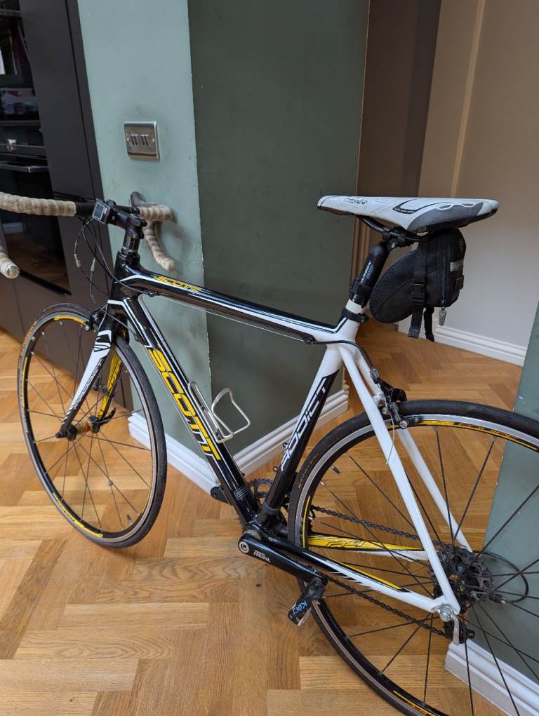 Carbon fibre road bike 