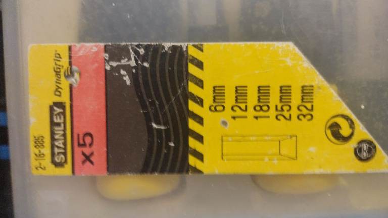 STANLEY Chisel set