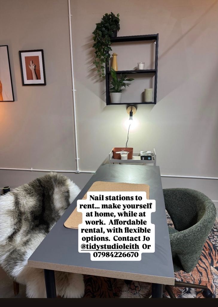 Studio/Beauty spaces plus Nail Station rental
