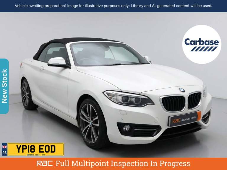 2018 BMW 2 Series 1.5 218i Sport Convertible 2dr Petrol Auto Euro 6 (s/s) (136 ps) Convertible Au...