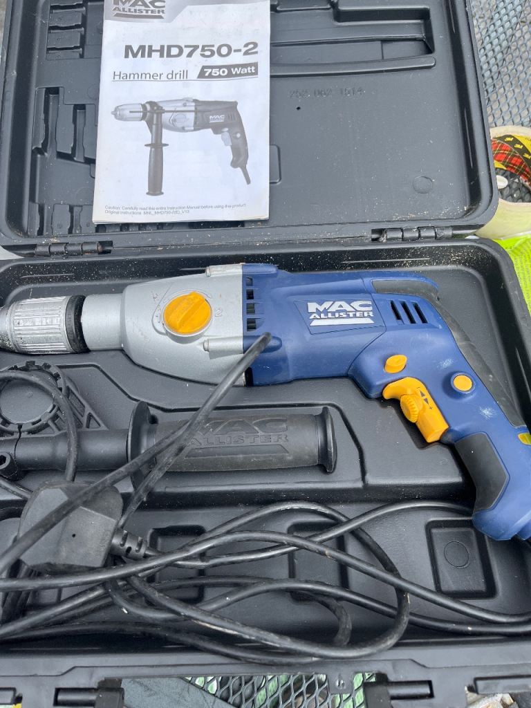 hammer drill mac cluster 750 watt
