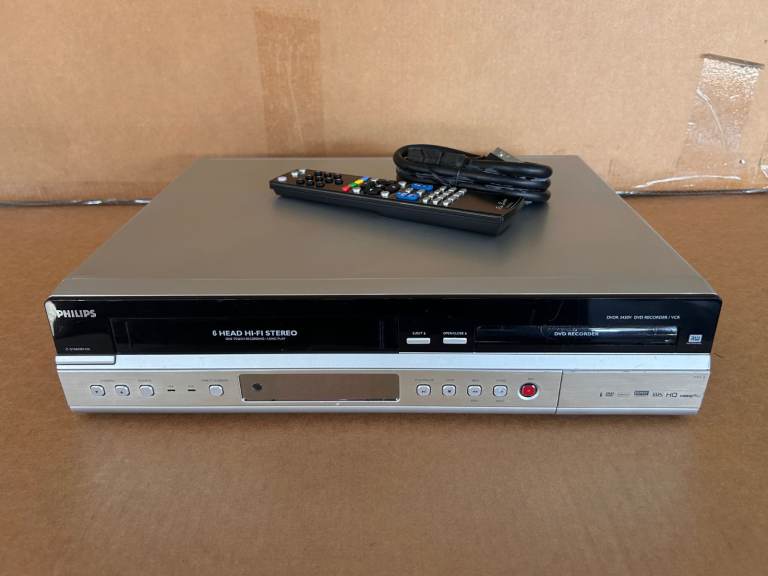 Share Philips DVDR3430V DVD Recorder VCR VHS Combi *Copy VHS Tapes to DVD* WORKING