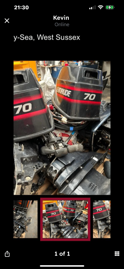 I have one of a pair of two ex RNLI OMC engines