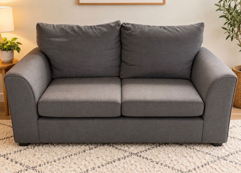 2 seater charcoal John Lewis sofa