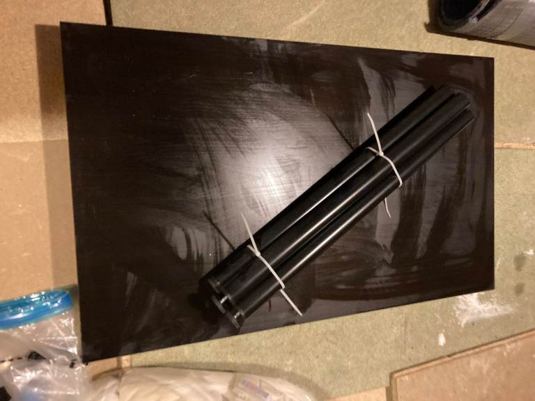 IKEA - Desk/Table (Black). COLLECTION ONLY PLEASE