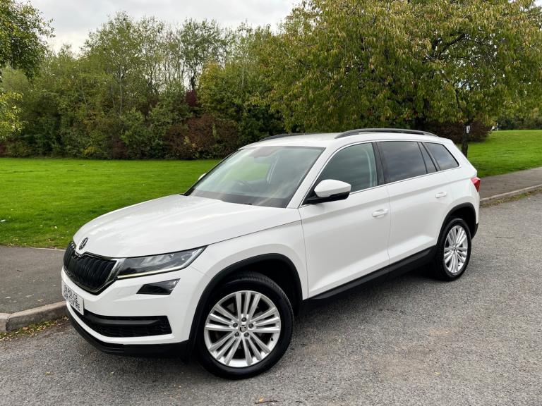 2021 71 SKODA KODIAQ 2.0 TSI 190 SE L DSG 4WD WHITE PETROL AUTO 4X4 EX POLICE