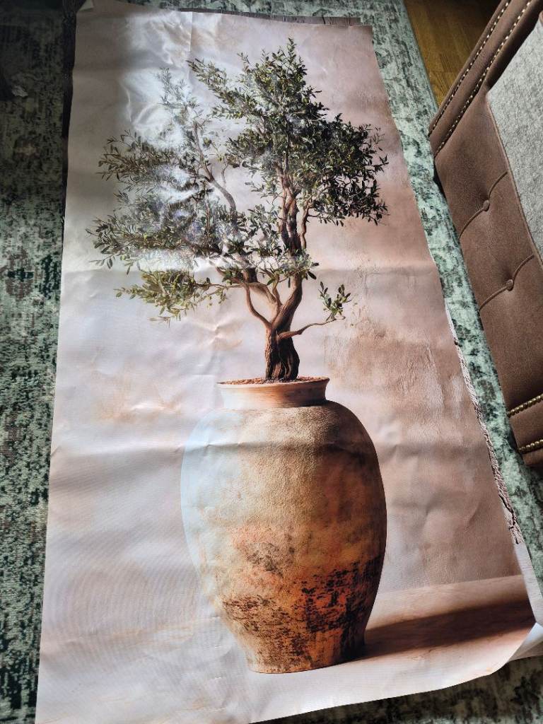 Unframed Large Mediterranean Style Olive Tree Print