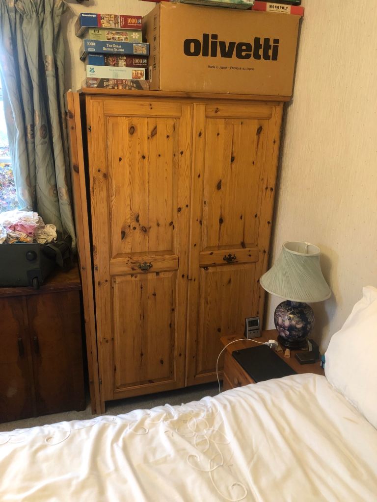 Solid Pine Double wardrobe 